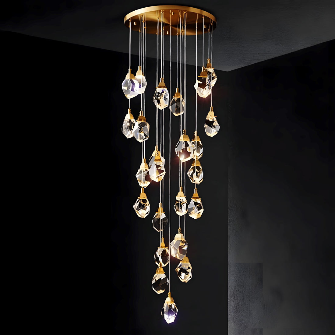 Crystal Rock Chandelier(Grand)
