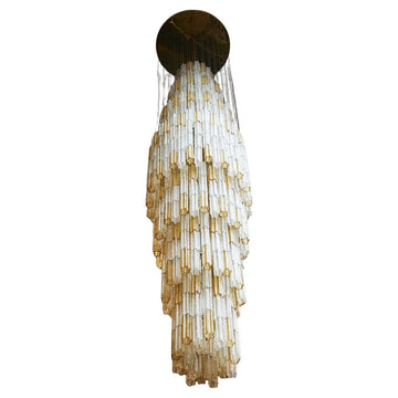 Unique Venini tronchi chandelier