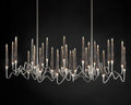 Pezzo Crystal Long Chandelier L78'' 59'' 40''