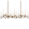 Pezzo Crystal Long Chandelier L78'' 59'' 40''