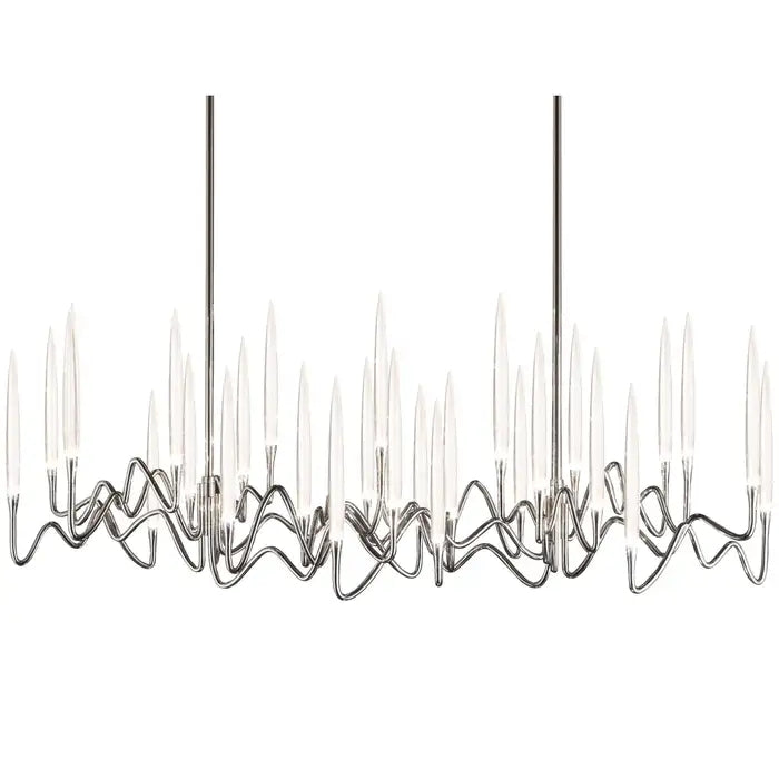 Pezzo Crystal Long Chandelier L78'' 59'' 40''