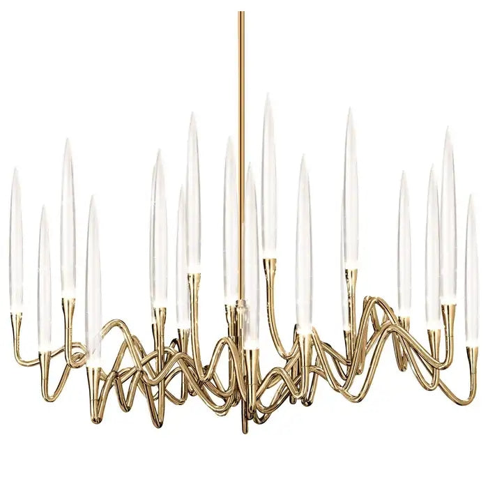 Pezzo Crystal Round Chandelier D33'' 59'' 40''