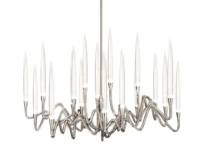 Pezzo Crystal Round Chandelier D33'' 59'' 40''