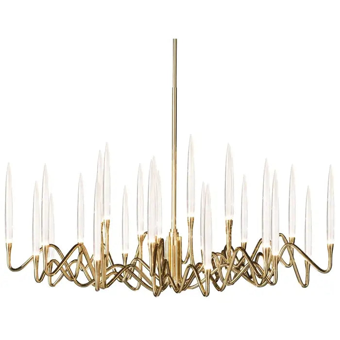 Pezzo Crystal Round Chandelier D33'' 59'' 40''