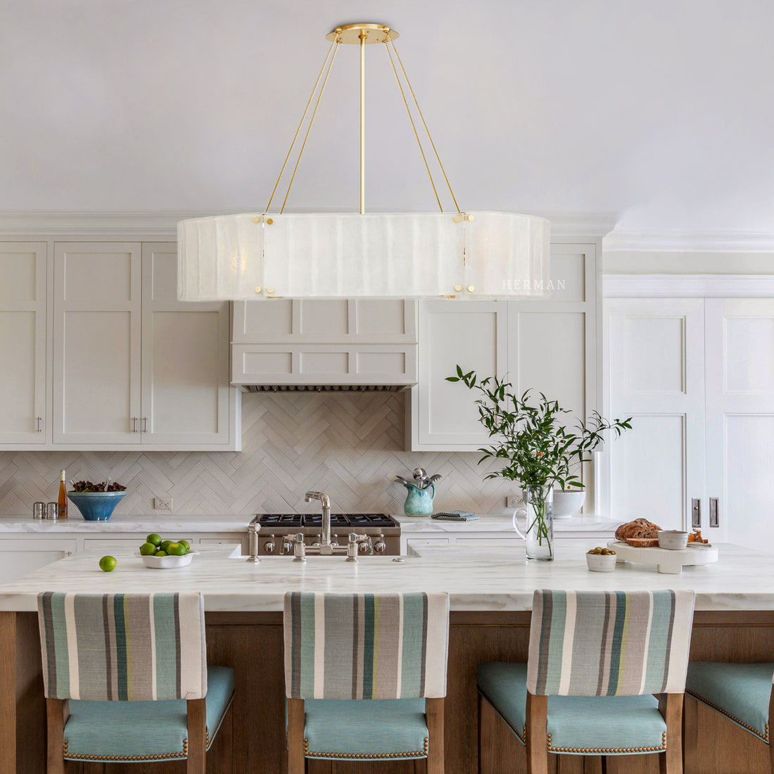 Willamette 48" Oval Round Crystal Chandelier