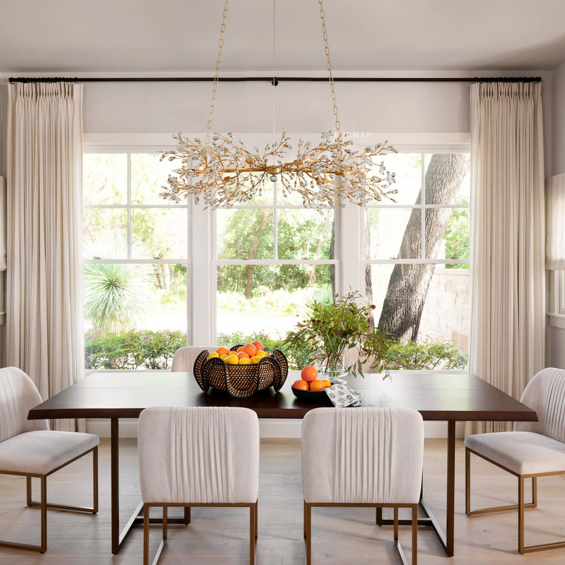 Fiore Linear Chandelier 43" 51" 68"