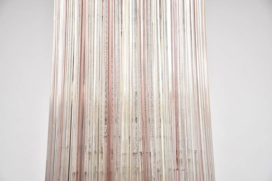 Rare large Venini Murano chandelier Trilobo