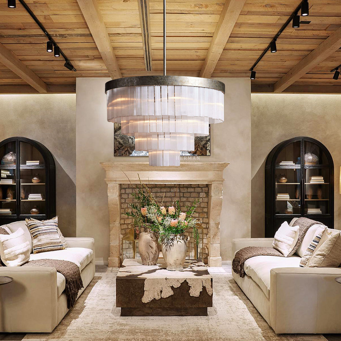 Adam Round Multi-tier Chandelier