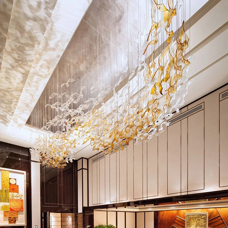 Professional Factory Decor Villa Business Center Modern Hotel Led Chandelier Light