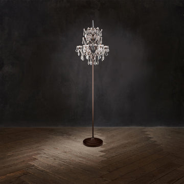 Crystal Floor Candelabra