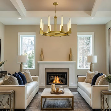 Canel Modern Round Chandelier 36"
