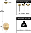 Alabaster Pendant Lights Kitchen Island - Fast Delivery-1-Luxehomezone
