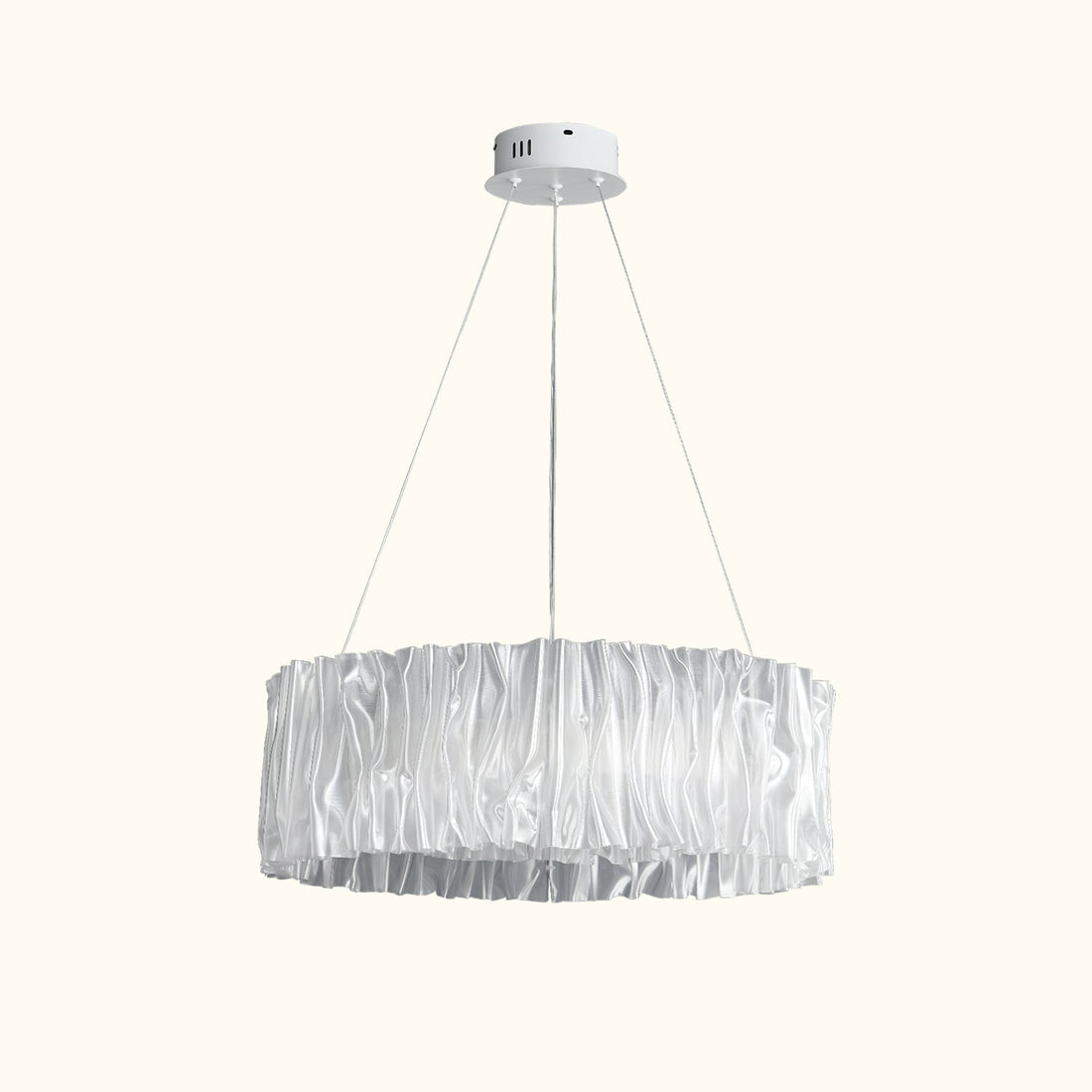 Accordรฉon Suspension Silver Pendant Light