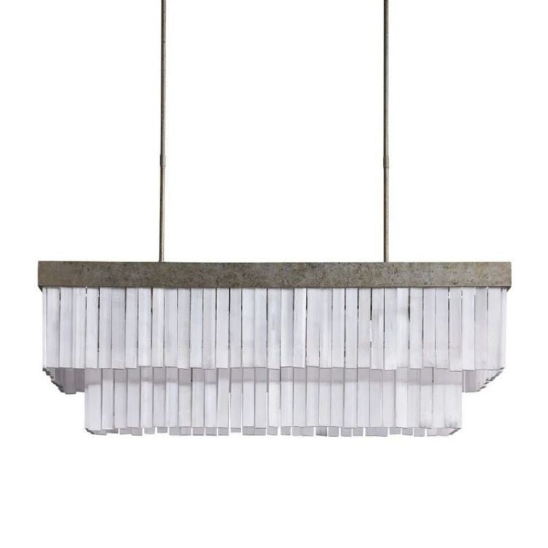Adam Large Rectangular Chandelier