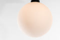 Amande White Globe Ceiling Light