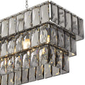 Glamour Rectangle Modern Chandeliers