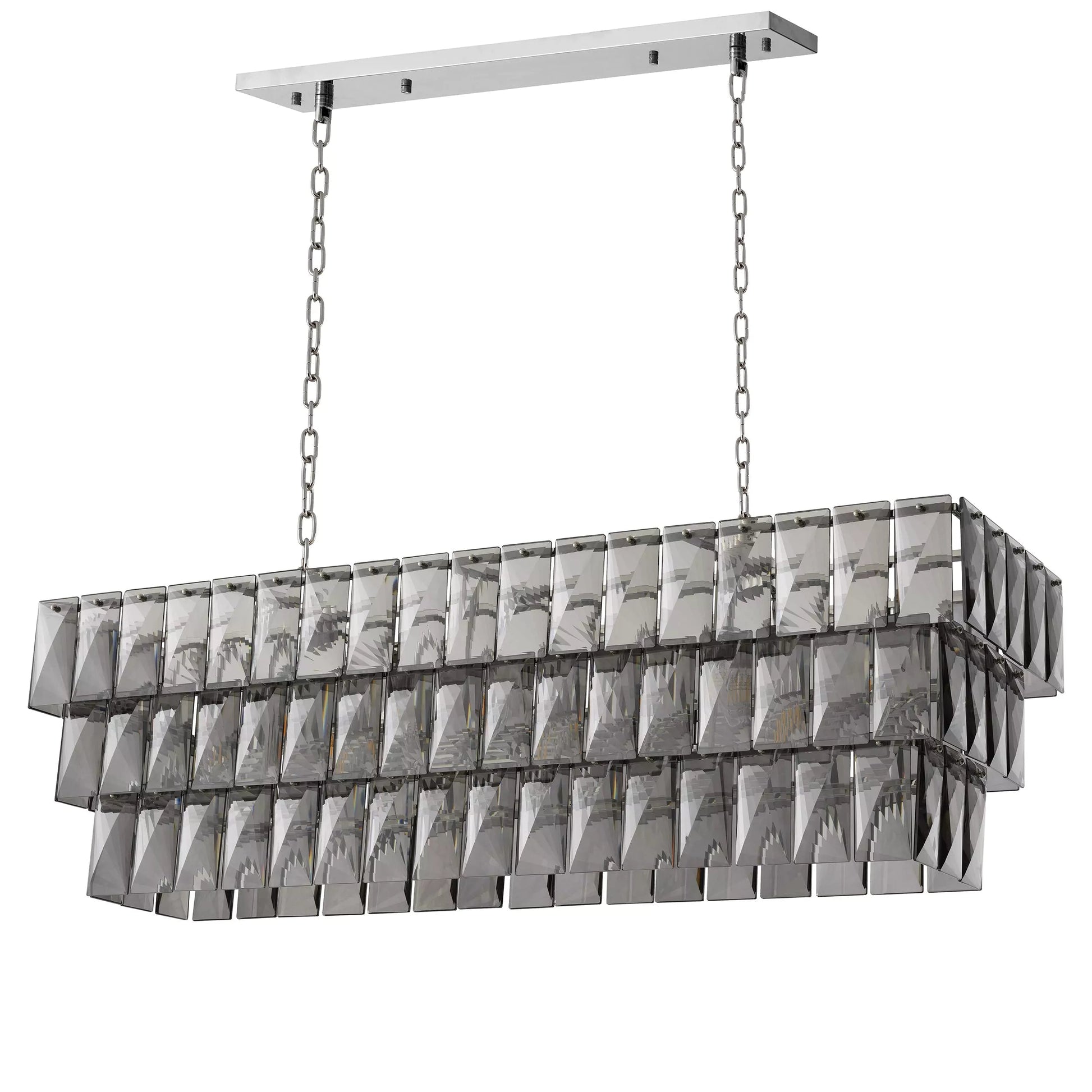 Glamour Rectangle Modern Chandeliers