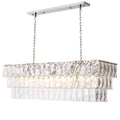 Glamour Rectangle Modern Chandeliers