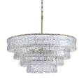 Amor 4-Tier Glass Round Chandelier 36
