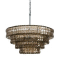 Amor 4-Tier Glass Round Chandelier 36