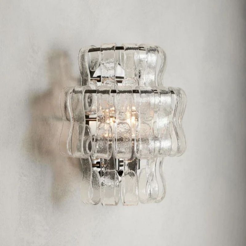 Amor Glass Wall Sconce 12"