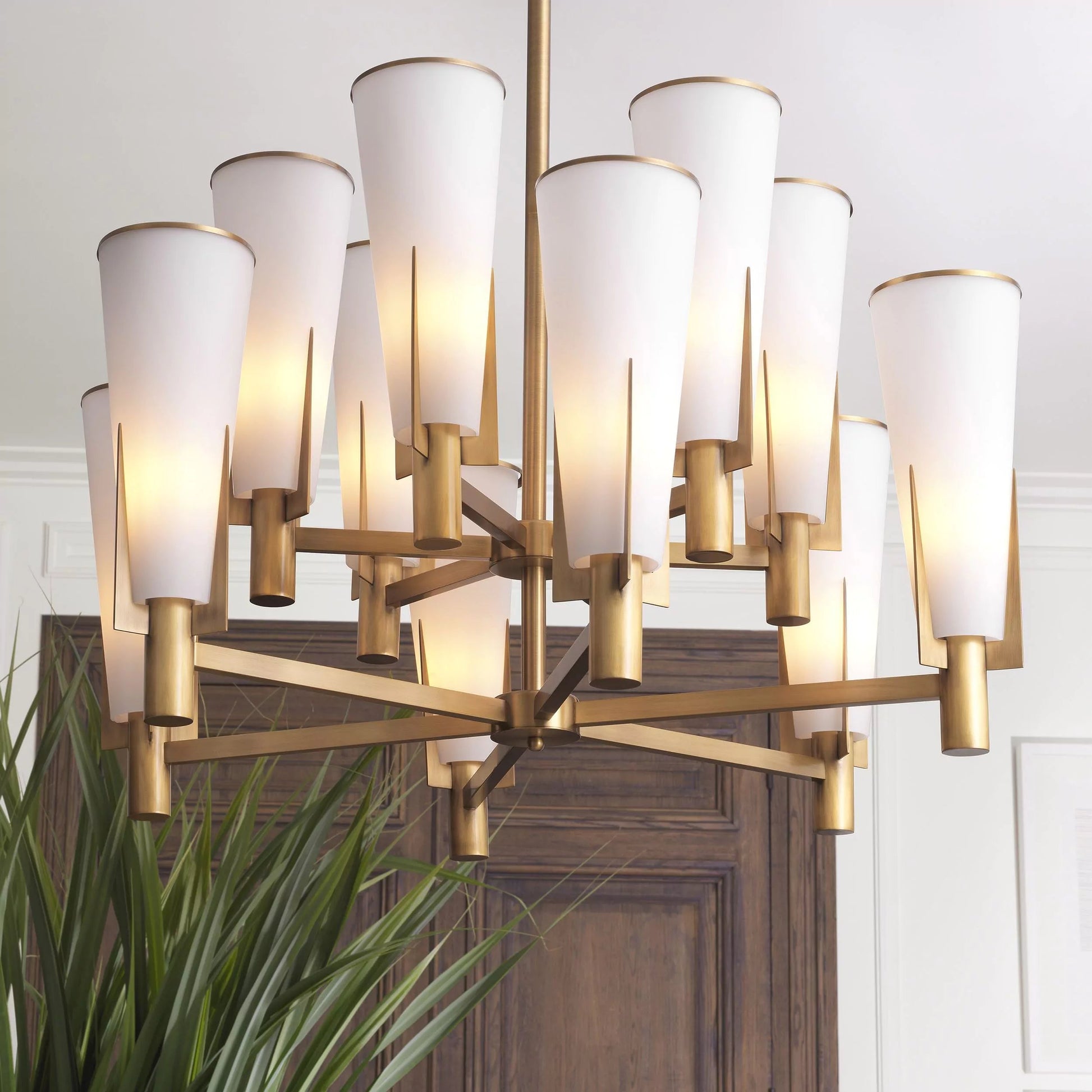 Dino Modern Brass Chandelier