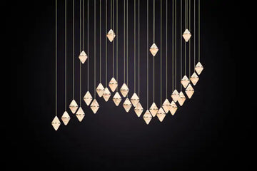 Gem Wave Alabaster Chandelier 26