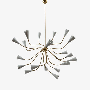 White Alexandra Sputnik Chandelier