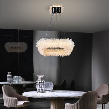Primary Crystal Square Modern Chandelier  23.6"