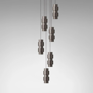 Ring Cluster Round Pendant