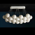 27-Alabaster Ball Chandelier, Luxury Model Lighting