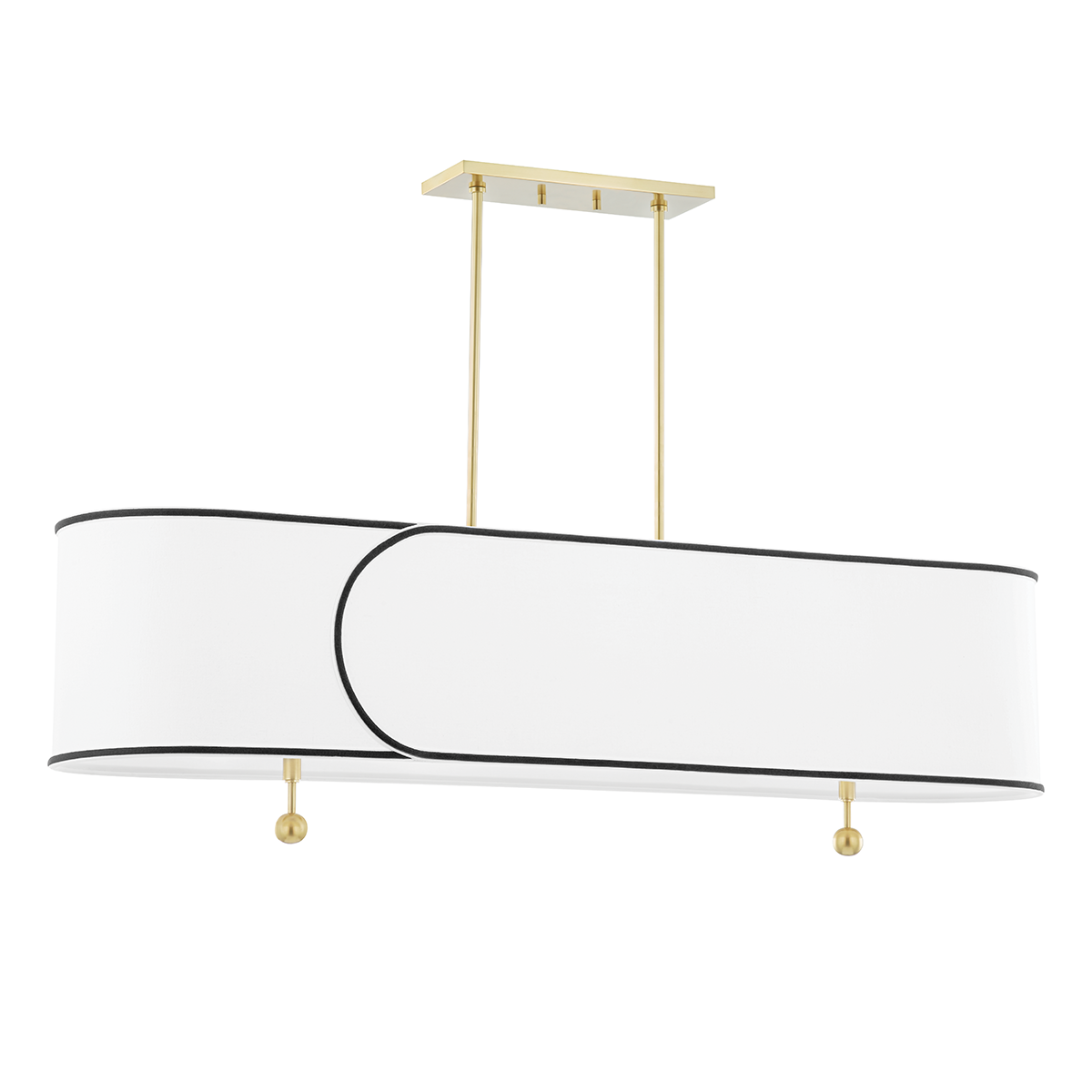 Zara Linear Modern Chandelier -H381905 - Mitzi – Hermanlamps