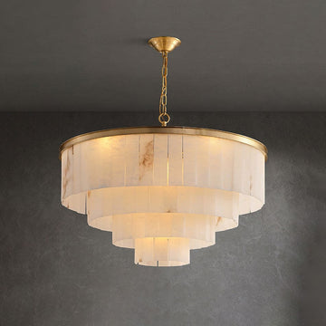 Alabaster 2/3/4/5 Tiered Chandelier