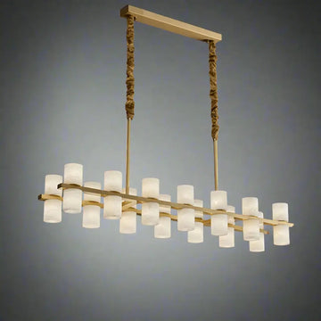 Alabaster Linear Chandelier