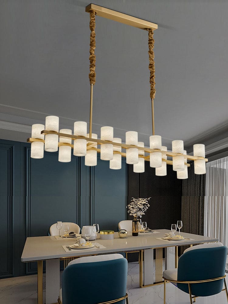 Alabaster Linear Chandelier