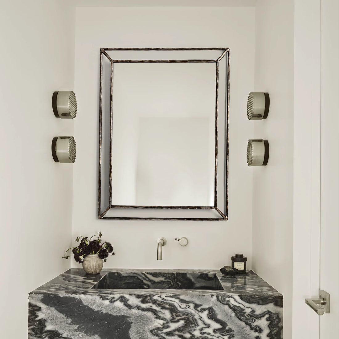 Thaddeus Open Beveled Mirror