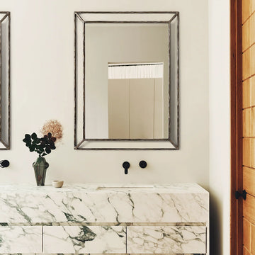 Thaddeus Open Beveled Mirror