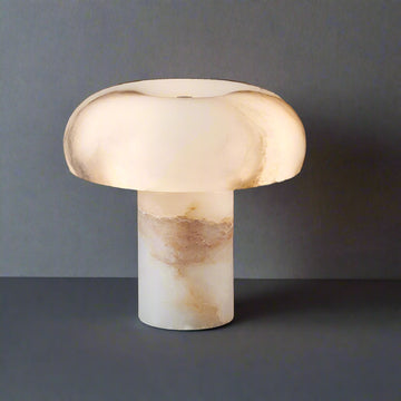 Alabaster Dome Table Lamp