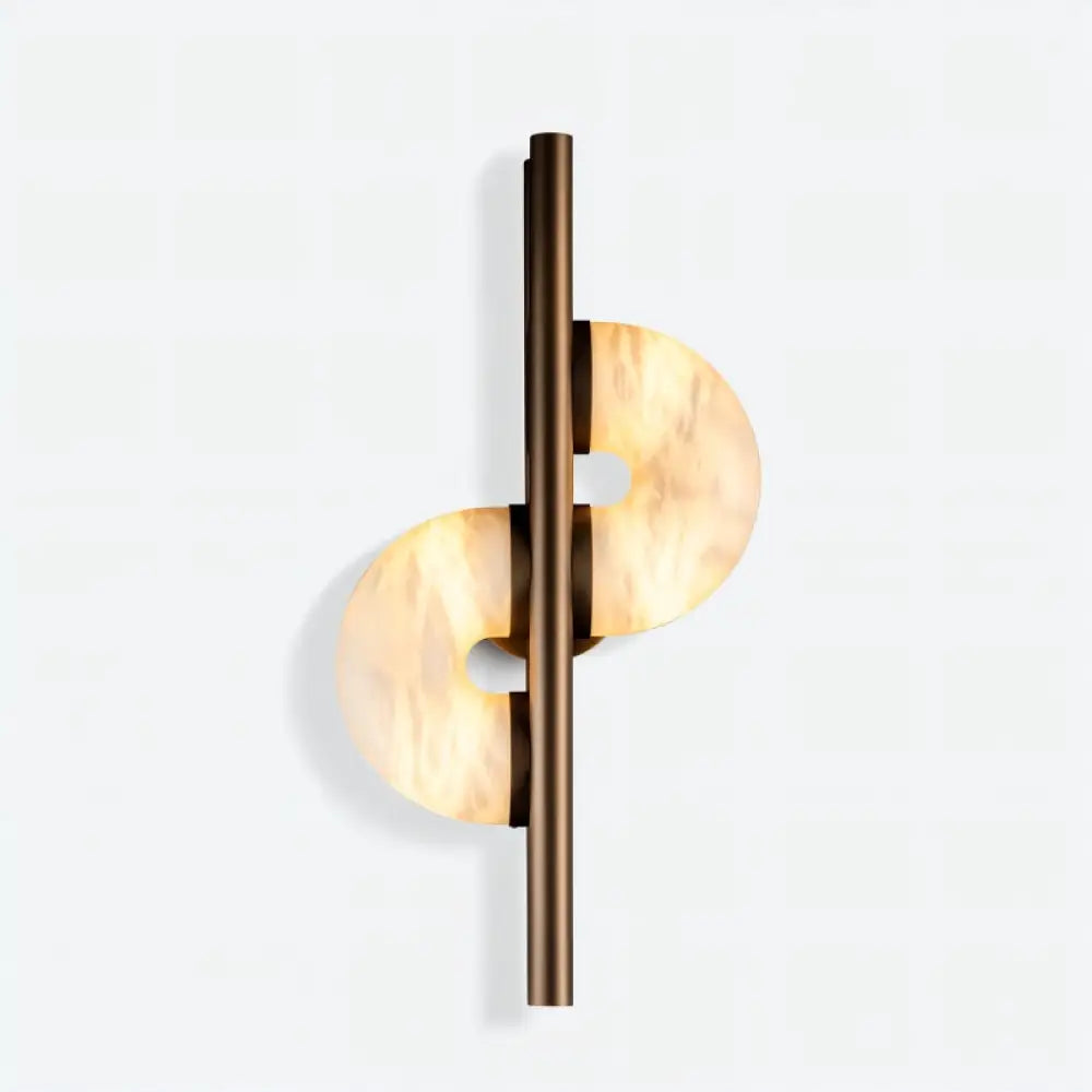 Modern Alabaster Wall Sconce