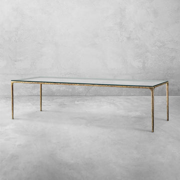 Thaddeus Glass Rectangular Dining Table