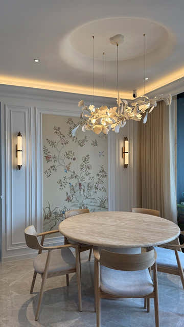PROJECT: Elegant Dining Room Ginkgo Lighting Installation