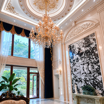 PROJECT: Luxury Villa Crystal Chandelier Lighting Project
