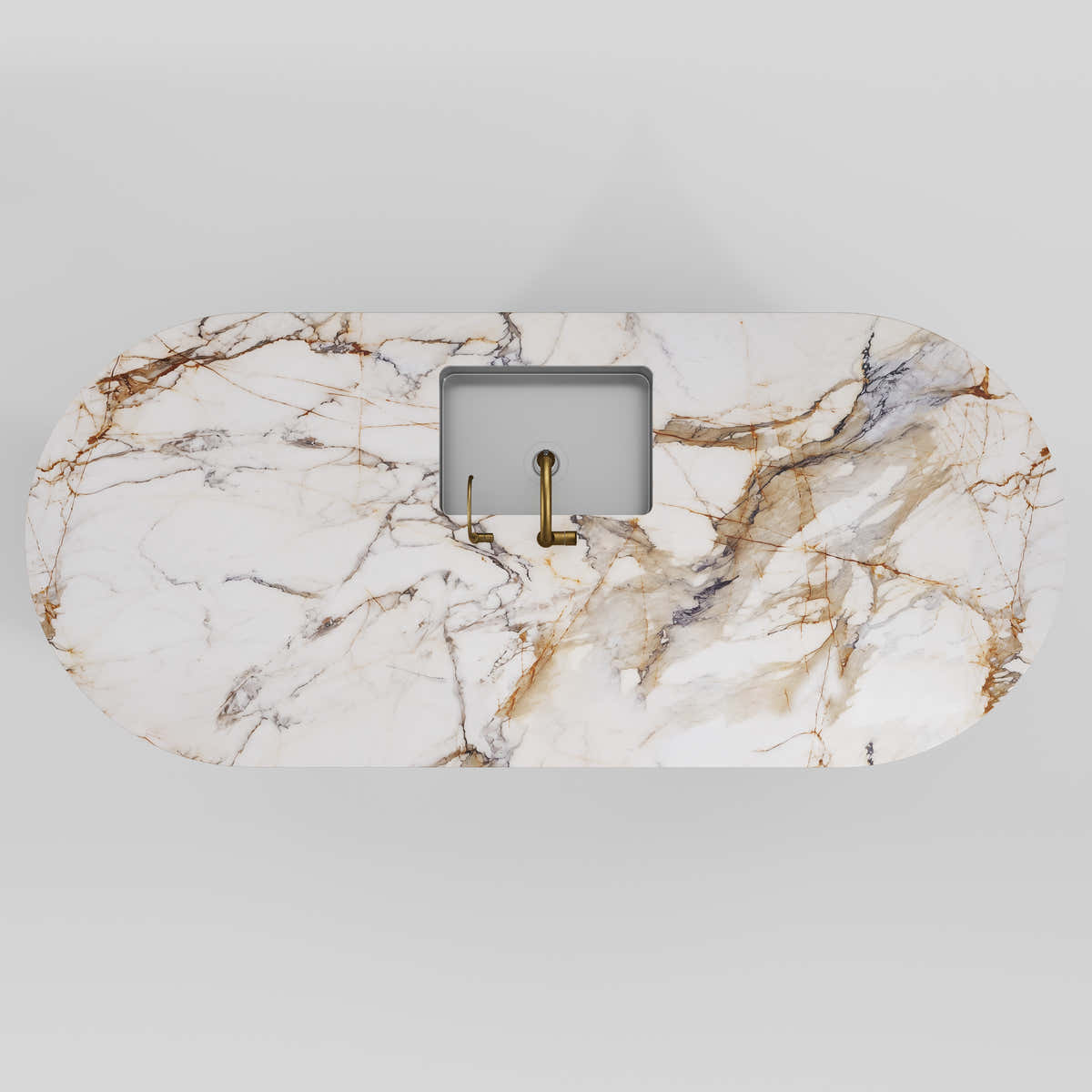 Custom Stone Kitchen Island