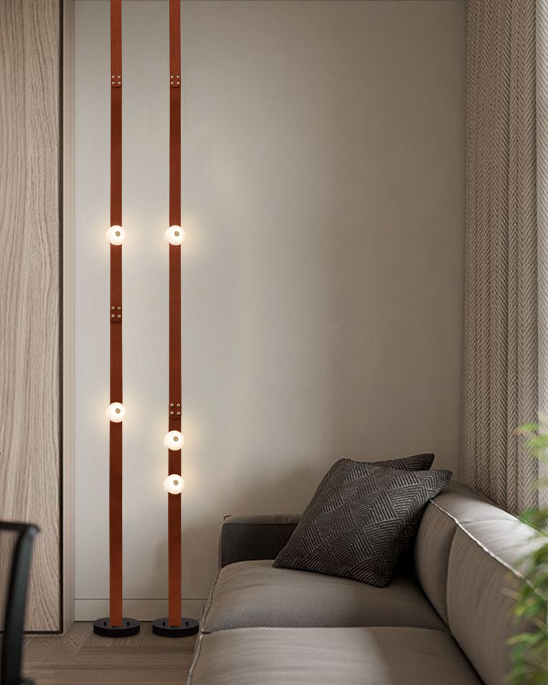 Hubbardton Forge SNAPS Mini Alabaster Floor-to-Ceiling Lighting