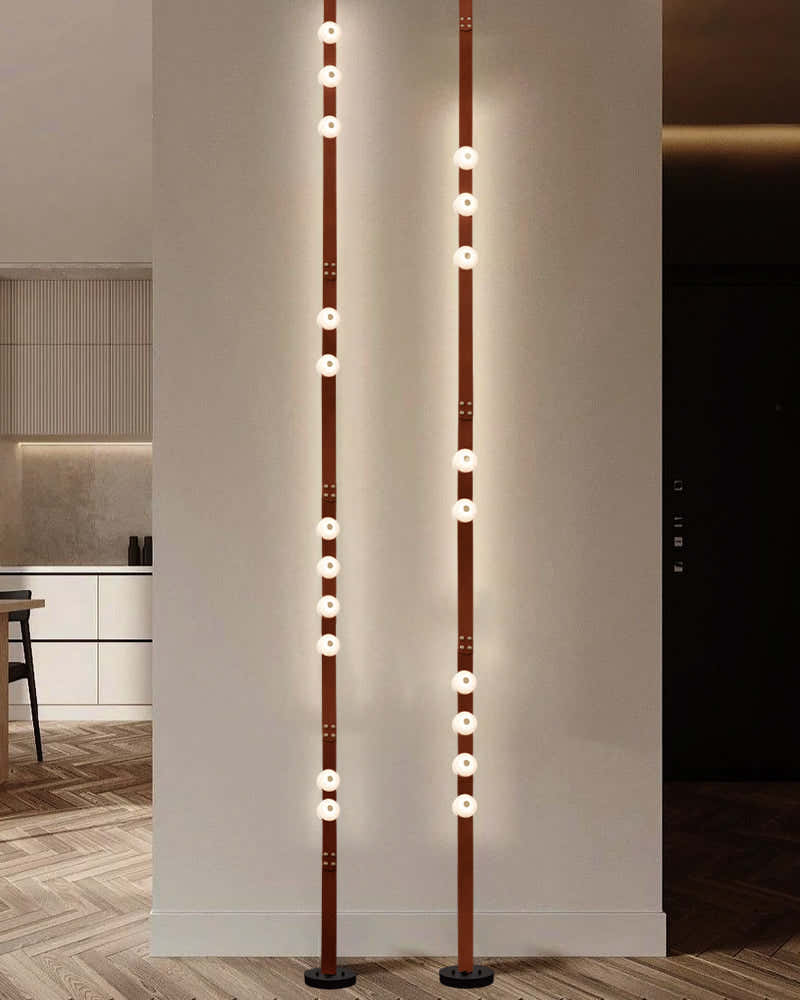 Mini Alabaster Floor-to-Ceiling Lighting