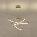 Custome Color Modern Bronze Multi Rings Chandelier