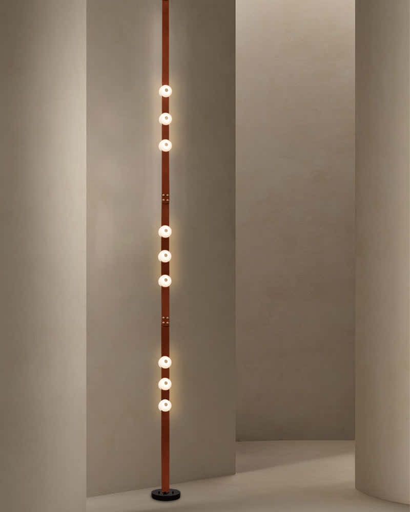 Mini Alabaster Floor-to-Ceiling Lighting