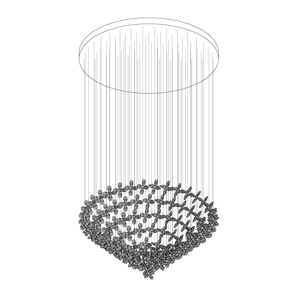 Floating Butterfly Chandelier
