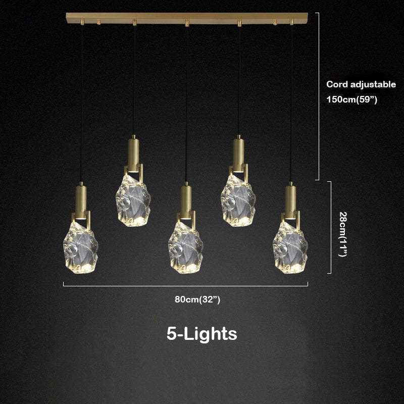 Irregular crystal pendant 6 styles