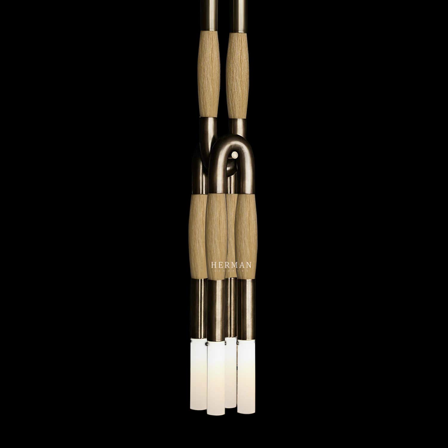 Heritage Horsehair 4-Light Pendant